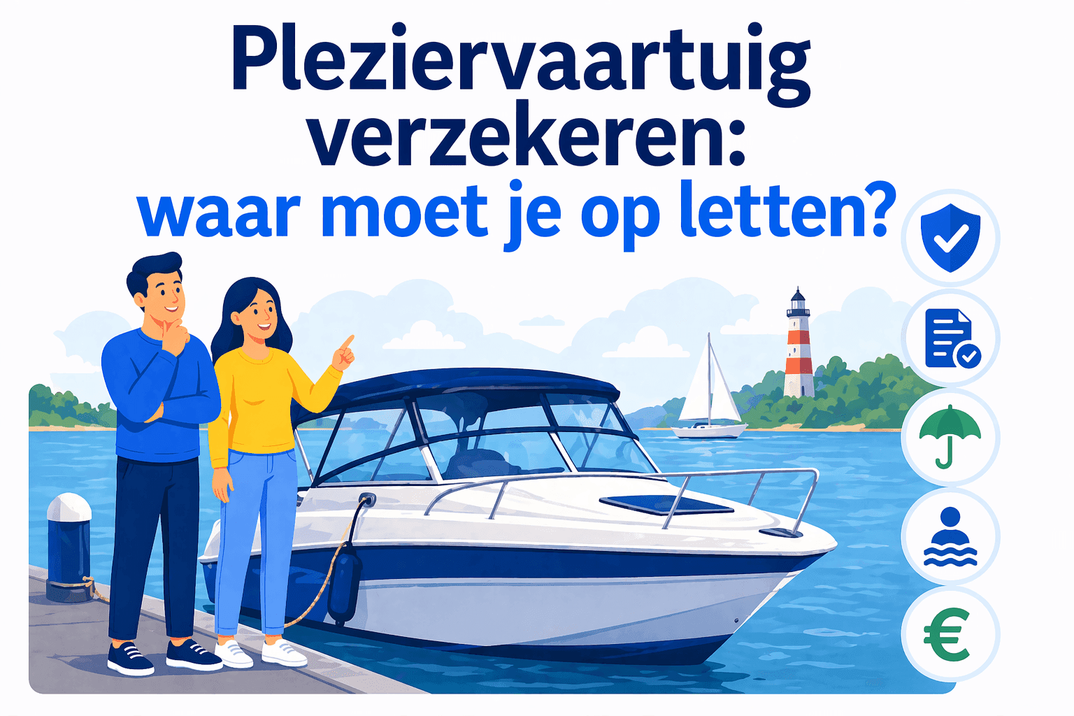 Pleziervaartuig verzekeren: waar moet je op letten?