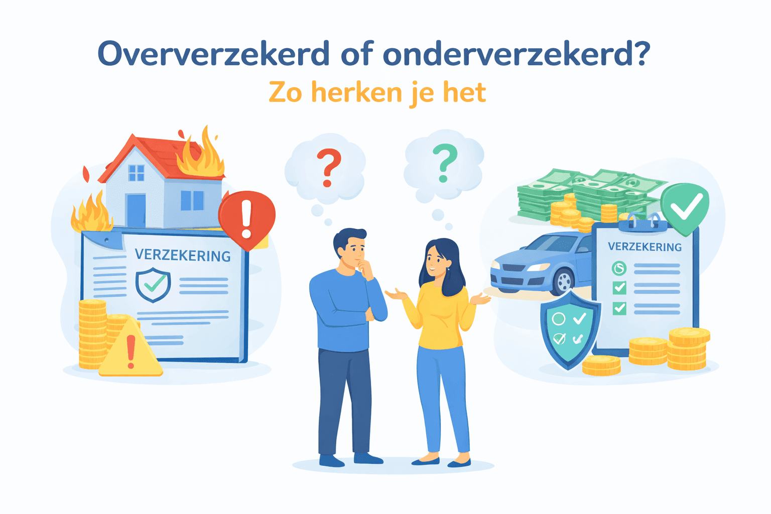 Oververzekerd of onderverzekerd? Zo herken je het