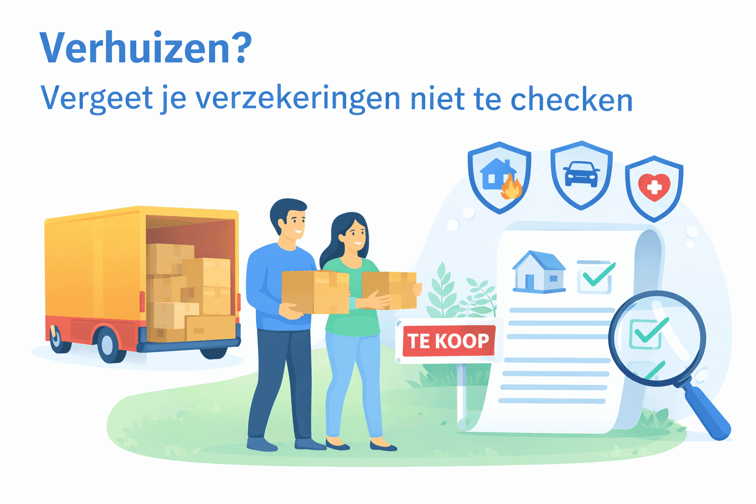 Verhuizen? Vergeet je verzekeringen niet te checken