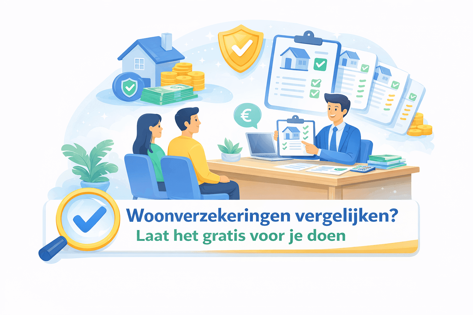 Woonverzekeringen vergelijken? Laat het gratis voor je doen